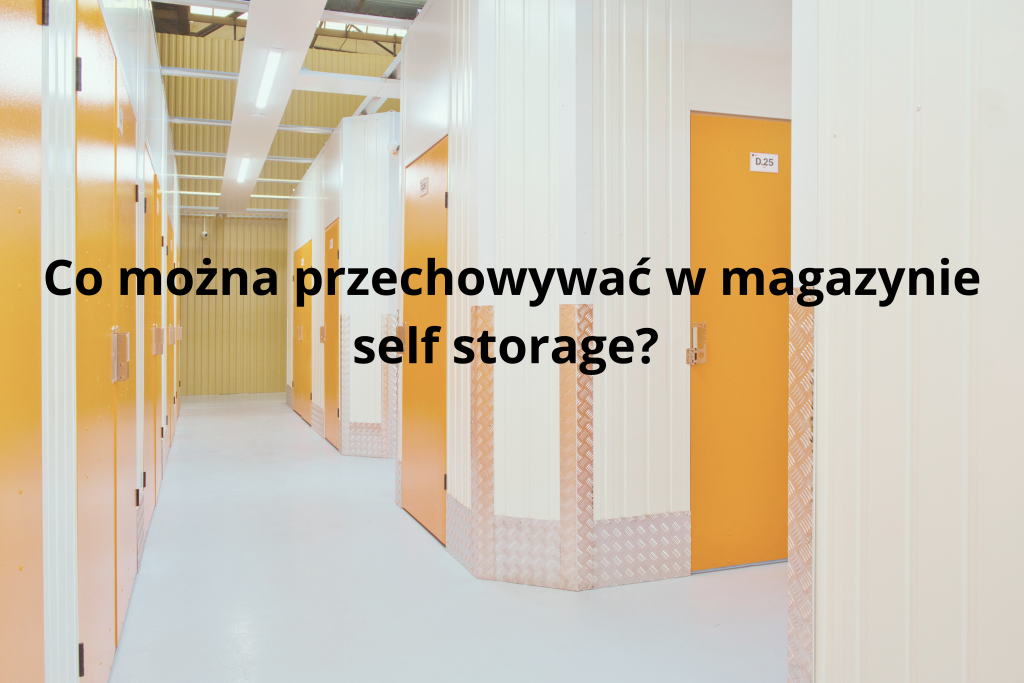 Co można przechowywać w self storage
